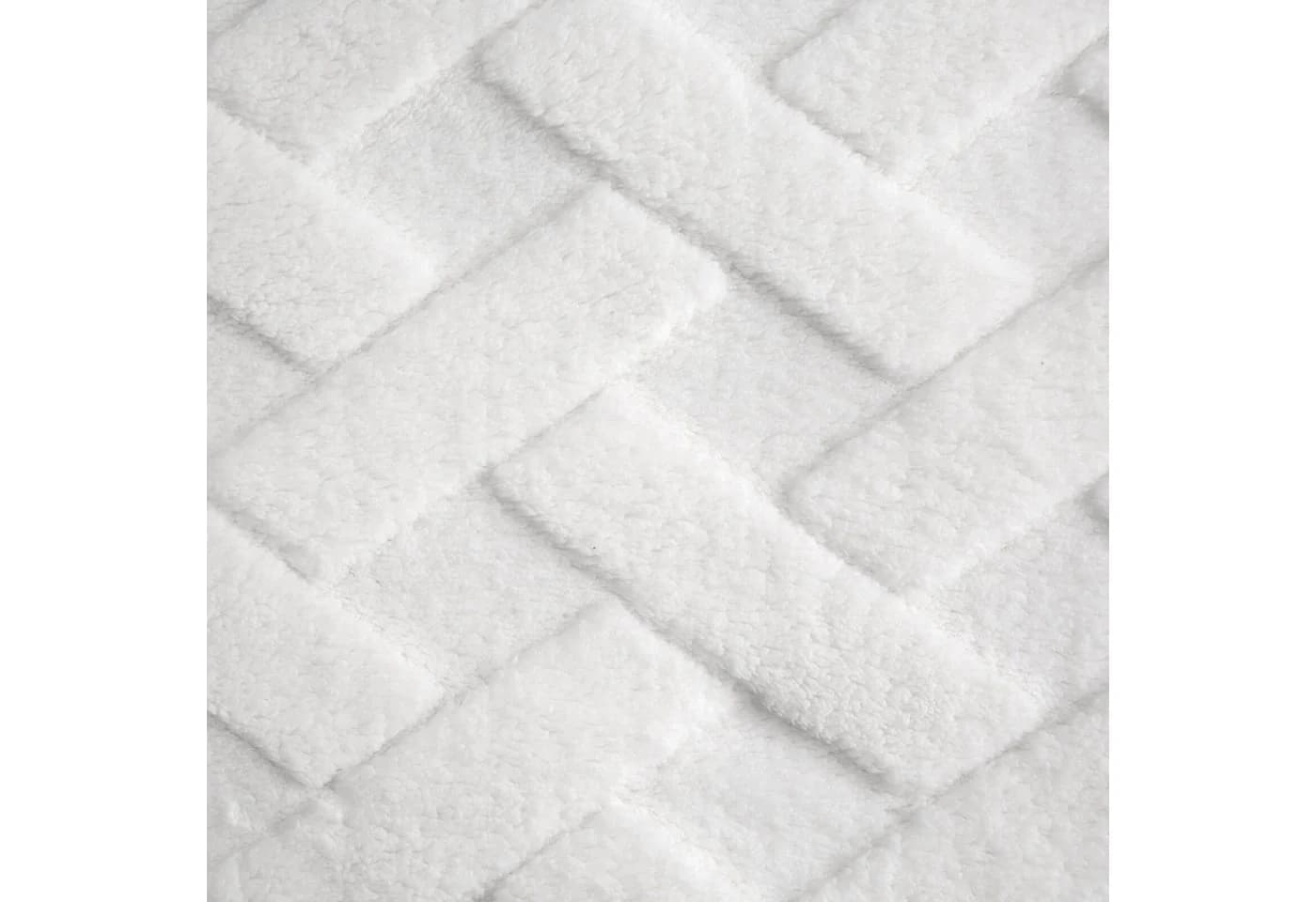 Design91 Wohndecke CARO Beige Karierte Kuscheldecke Modern - Bild 4