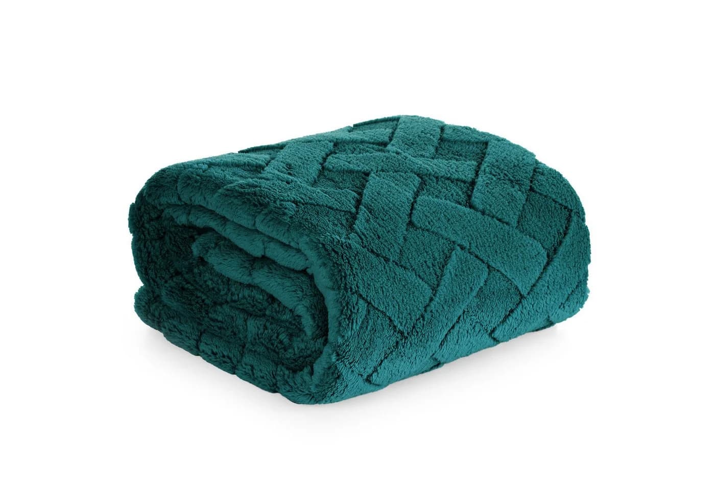 Wohndecke CARO Design91 Karierte Kuscheldecke Grün - Bild 2