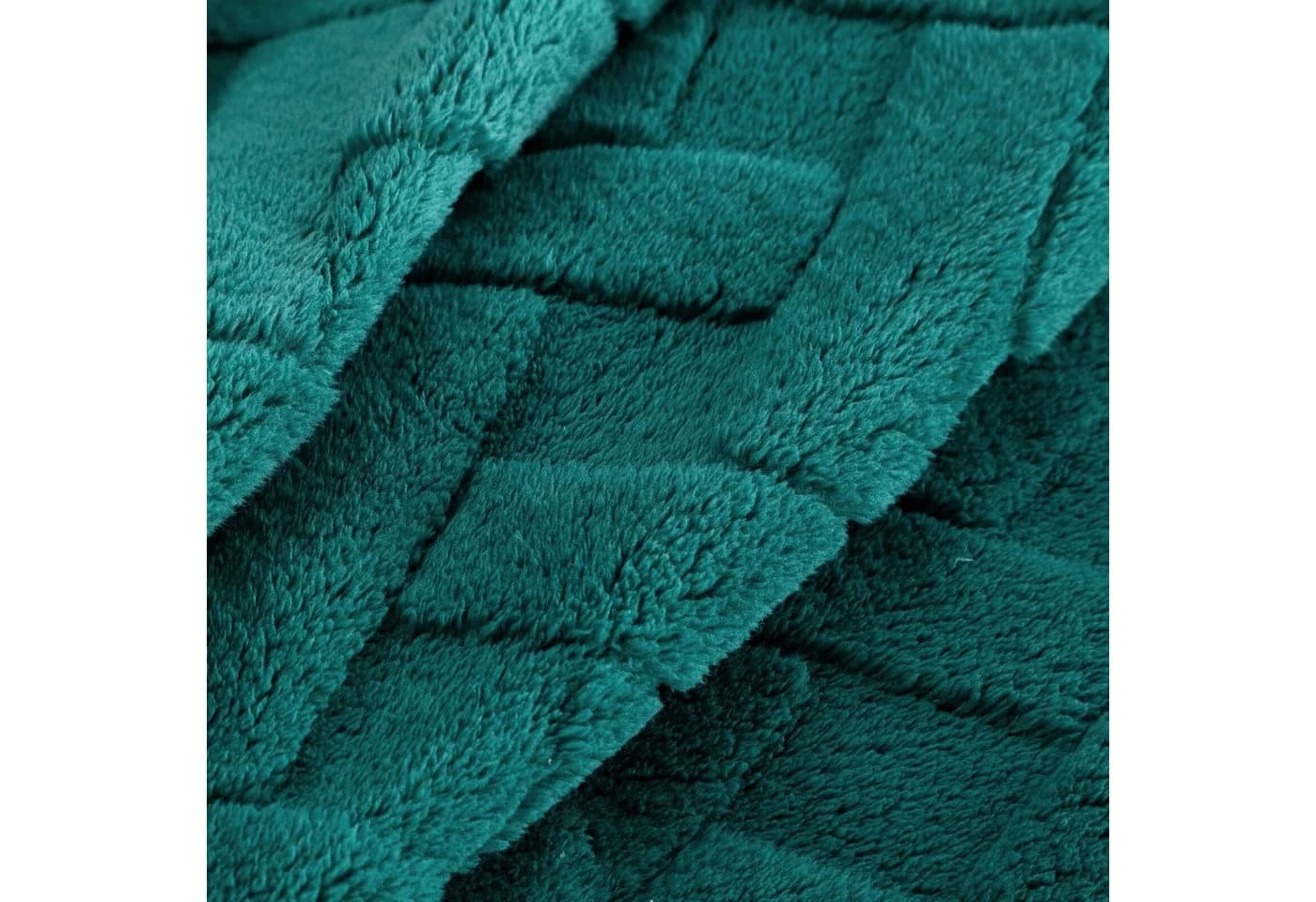 Wohndecke CARO Design91 Karierte Kuscheldecke Grün - Bild 3