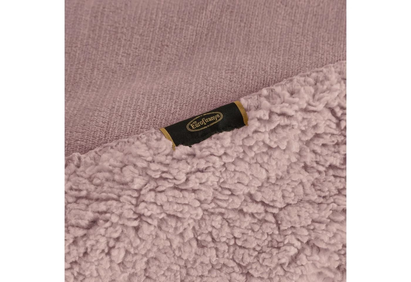 Eurofirany Wohndecke TEDY Rosa Teddy-Fleece Kuschelige Sofadecke - Bild 5