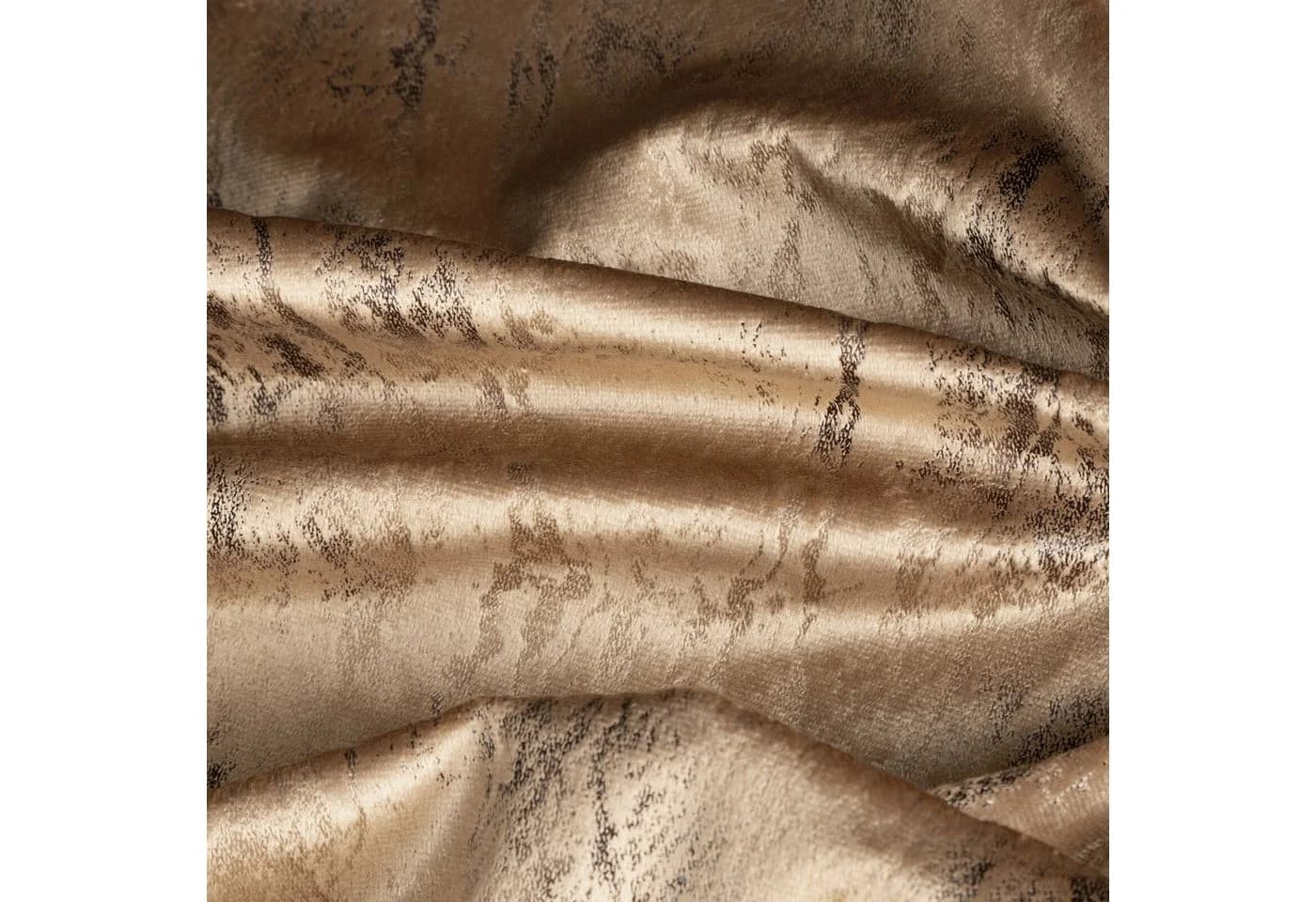 Eurofirany Vorhang CORNELIA Ösen Samt Glamour Gold-Silber - Bild 4