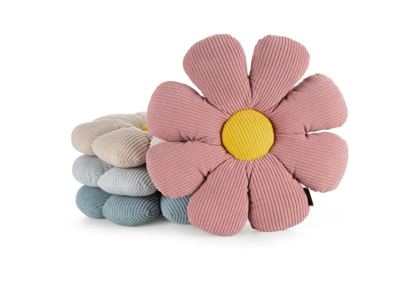 Eurofirany Dekokissen Flower Kinderzimmer Rosa Blau Beige Weich - Bild 3