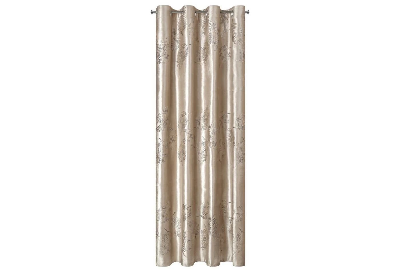 Eurofirany Vorhang IDALIA Ösenschal 140x250 cm Botanisches Muster - Bild 2