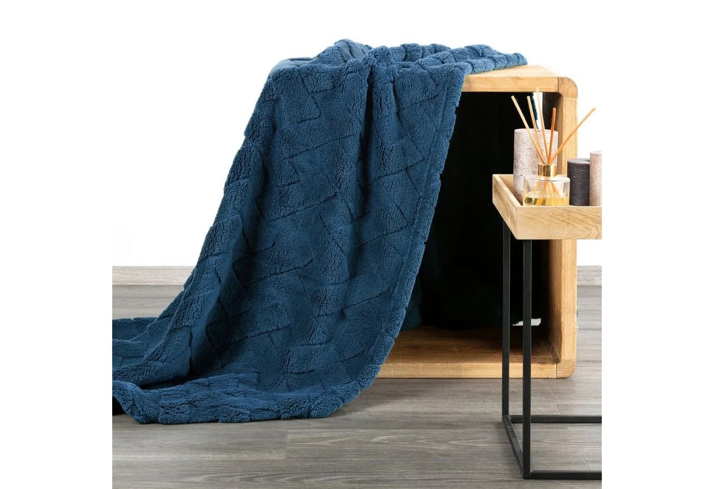 Wohndecke CARO, Design91, Karierte Kuscheldecke - Bild 5
