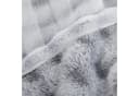 Design91 Wohndecke KAROMUSTER FLUFFY Grau 3D-Effekt Sofadecke Bild 4