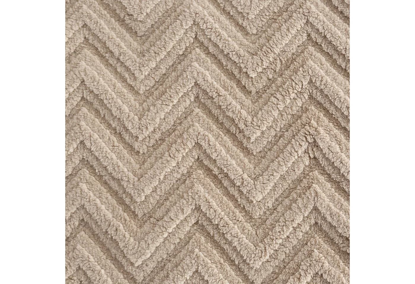 Design91 Wohndecke HYGGE Kuscheldecke Beige Mikrofaser 340 GSM