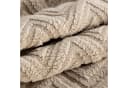 Design91 Wohndecke HYGGE Kuscheldecke Beige Mikrofaser 340 GSM Bild 4