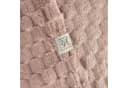 Design91 Wohndecke CINDY6 Mikrofaser 3D-Würfelstruktur Beige Rosa Braun Bild 5