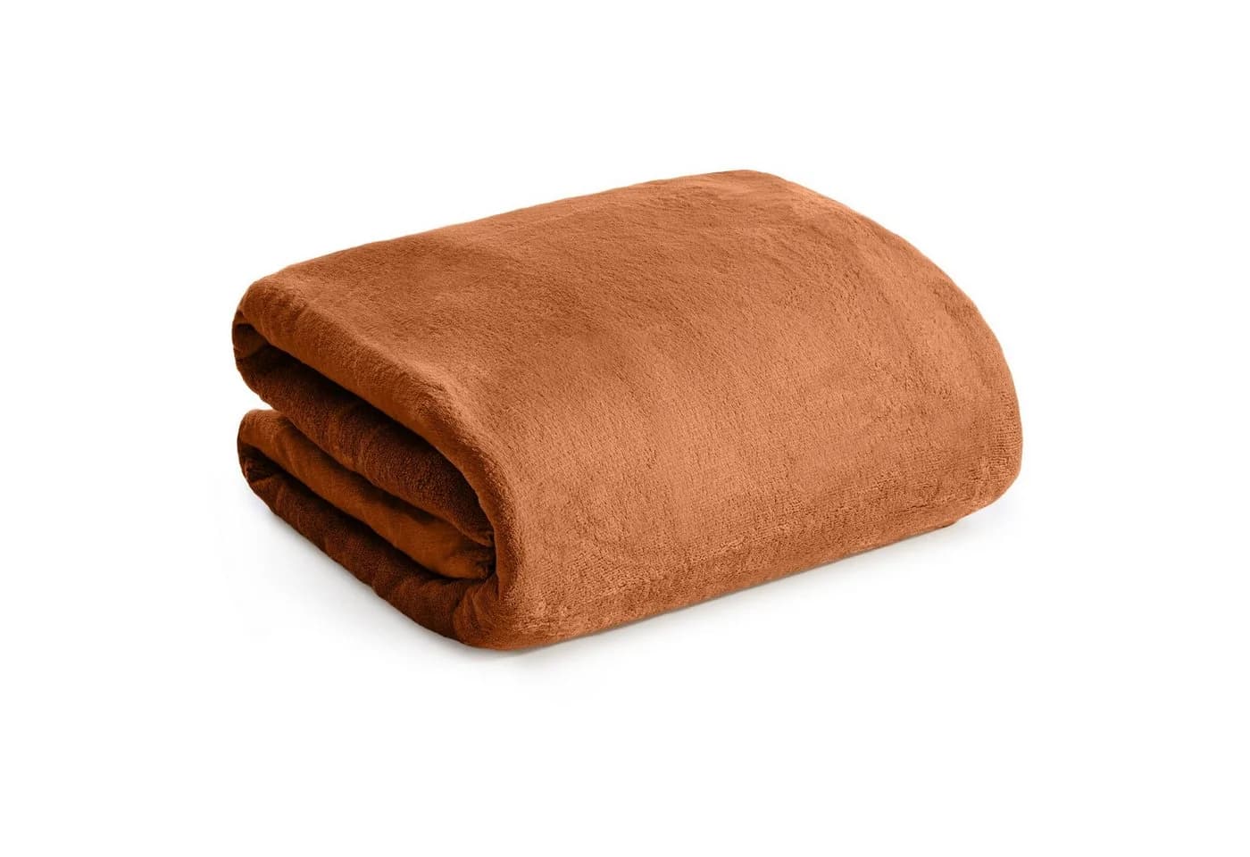 Eurofirany Wohndecke TEDY Terrakotta Teddy-Fleece Kuscheldecke - Bild 2