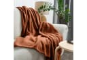Eurofirany Wohndecke TEDY Terrakotta Teddy-Fleece Kuscheldecke Bild 4