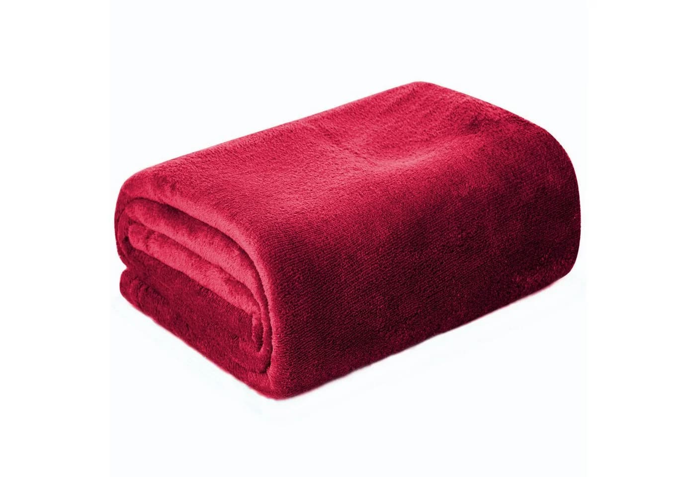 Eurofirany Wohndecke Simple1 Kuscheldecke Mikrofaser Rot 150x200 cm - Bild 2