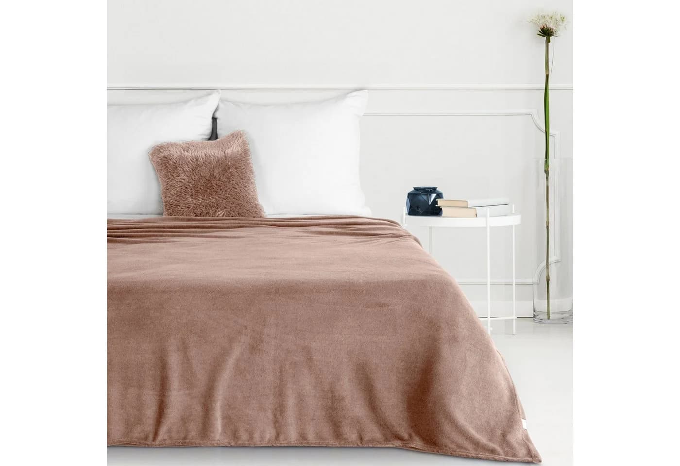 Eurofirany Wohndecke Simple1 Kuscheldecke Mikrofaser Braun