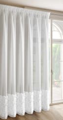 Eurofirany Vorhang ROSES Transparent Polyester Kräuselband Bild 2