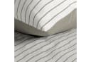 Eurofirany Wendebettwäsche RAYA 100% Baumwolle Satin Streifen Silber Bild 1