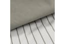 Eurofirany Wendebettwäsche RAYA 100% Baumwolle Satin Streifen Silber Bild 3
