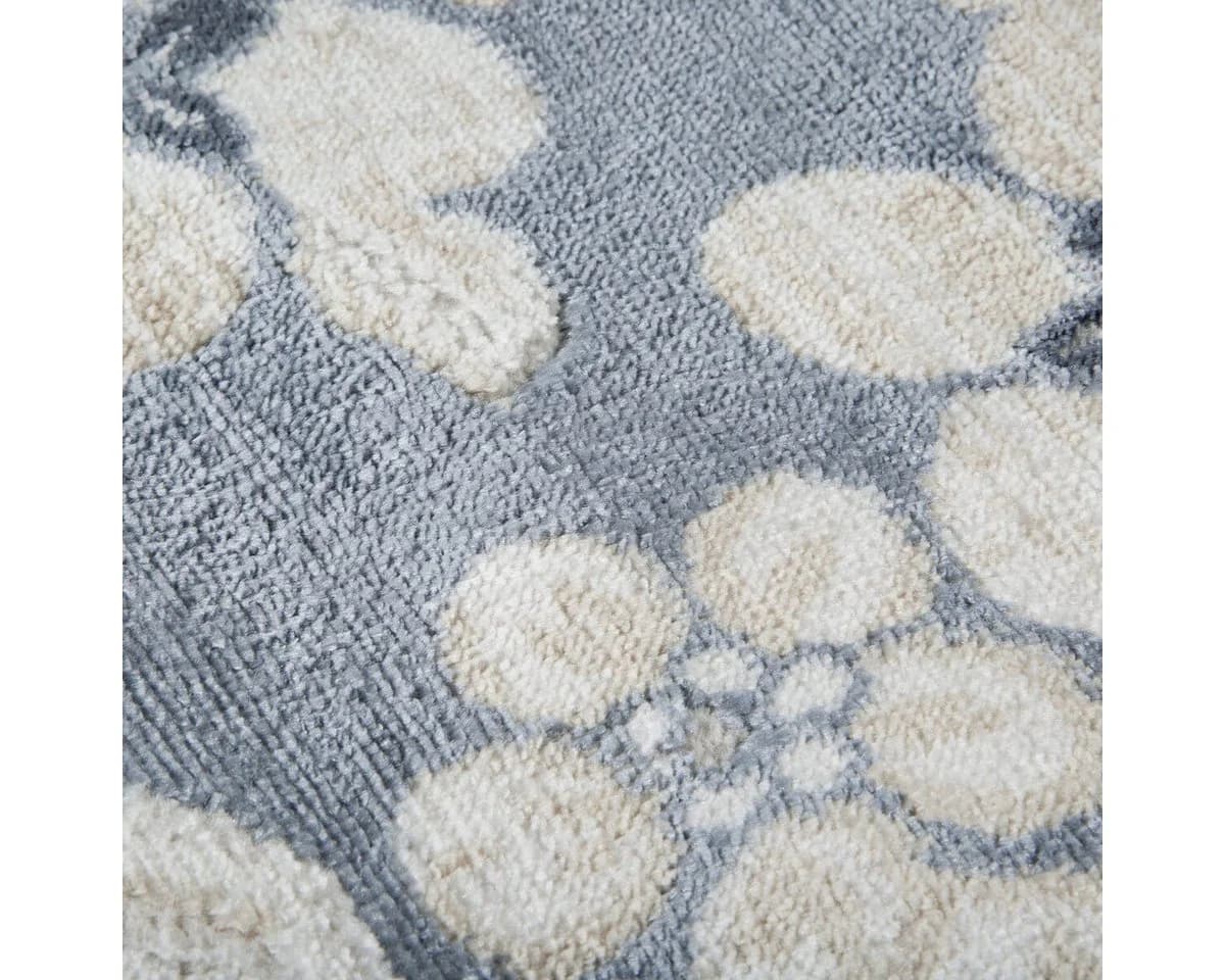 Eurofirany Teppich IMPRESIVE Blau Landhausstil Blumenmuster - Bild 3