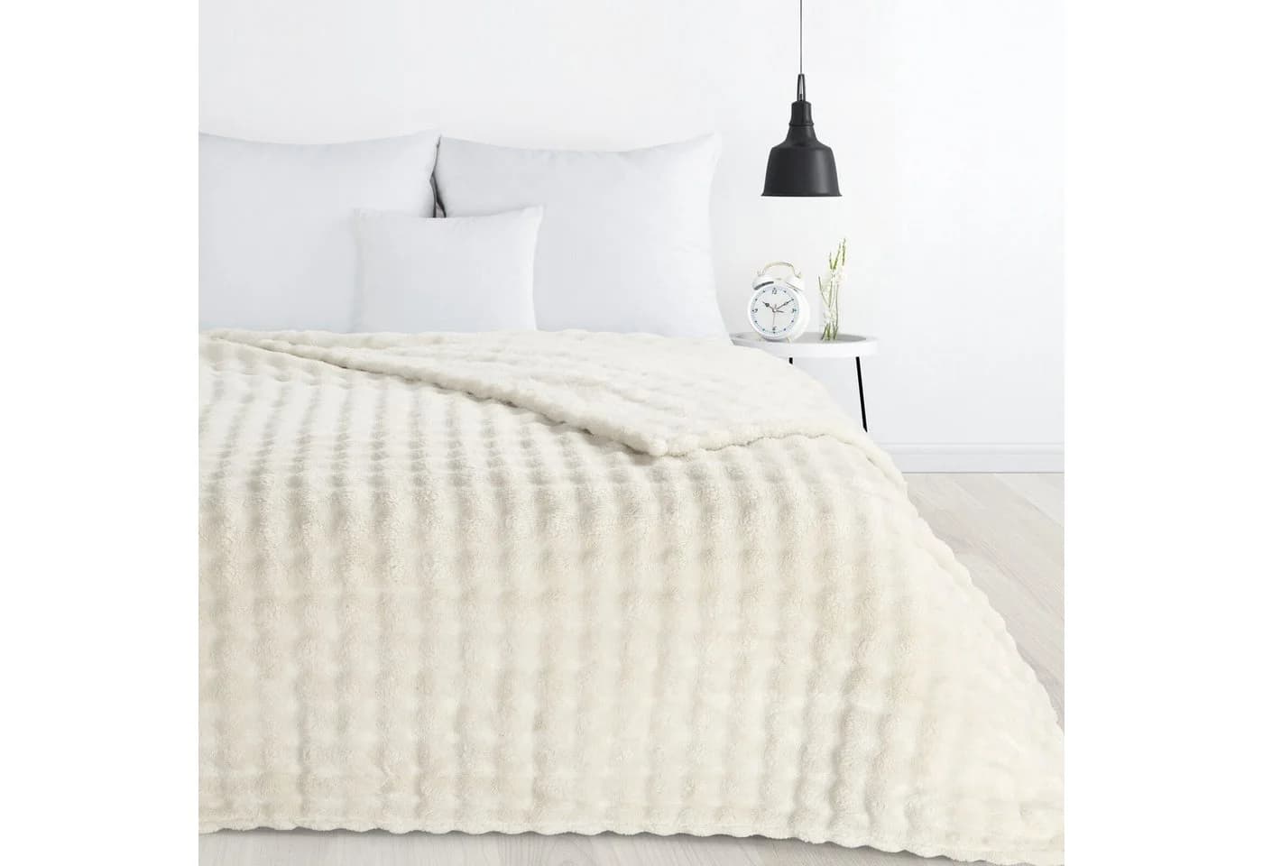 Design91 Wohndecke BUBBLE Gelb 3D-Muster Polyester