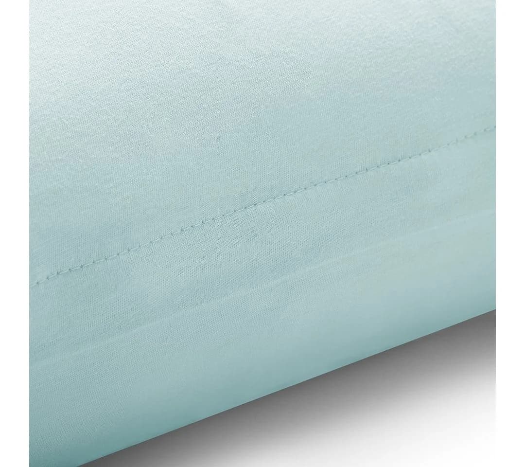 Restilo Kissenbezug Baumwolle Blau 2er Set