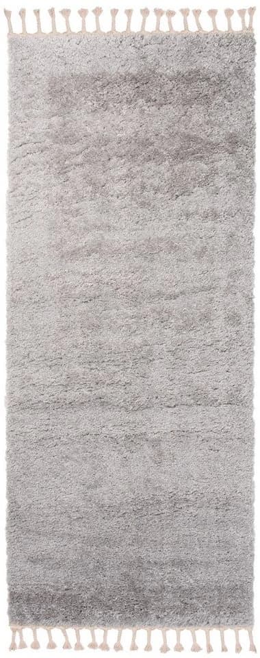 Tapiso Hochflor-Läufer VERSAY FRANSEN Grau Shaggy - Bild 2