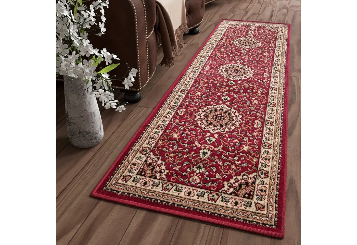 Tapiso Läufer ATLAS Rechteckig 8 mm Wohnzimmer Schlafzimmer Pflegeleicht