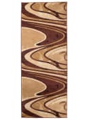 Tapiso Teppichläufer DREAM 8 mm Braun Wohnzimmer Schlafzimmer pflegeleicht Bild 2