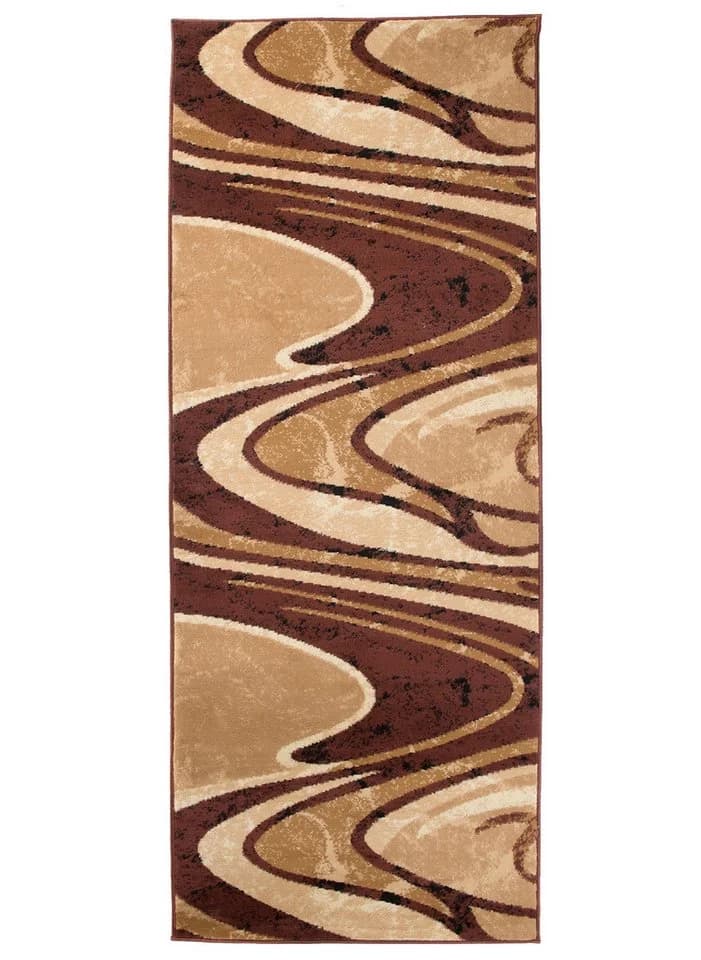 Tapiso Teppichläufer DREAM 8 mm Braun Wohnzimmer Schlafzimmer pflegeleicht - Bild 2