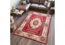 Tapiso Teppich ATLAS Rot Klassisches Design Bild 1