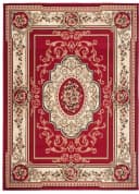 Tapiso Teppich ATLAS Rot Klassisches Design Bild 2