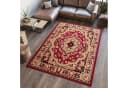 Tapiso Teppich ATLAS Rot Klassisches Design Bild 1