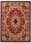 Tapiso Teppich ATLAS Rot Klassisches Design Bild 2
