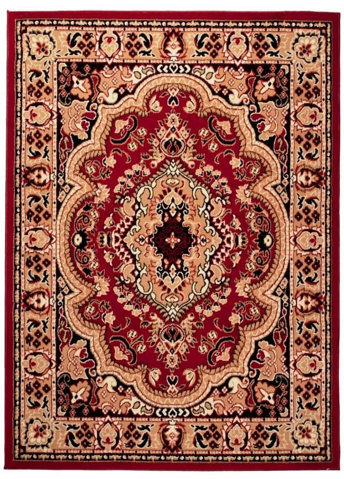 Tapiso Teppich ATLAS Rot Klassisches Design - Bild 2
