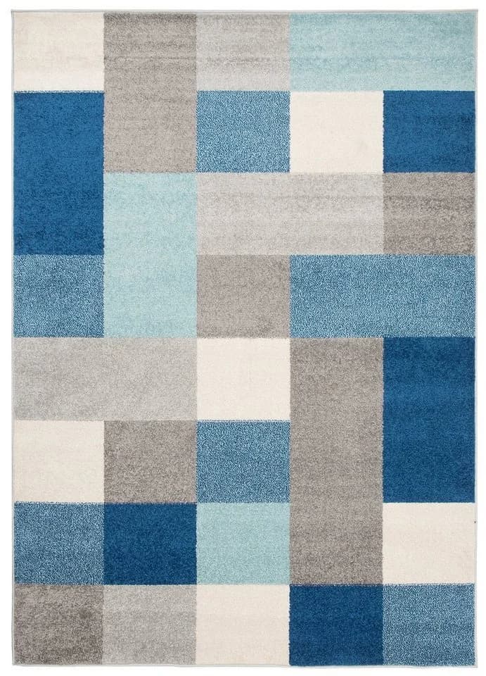 Tapiso Kinderteppich LAZUR Grau Blau Kurzflor Modern - Bild 2