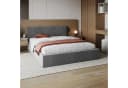 FDM Polsterbett SUNSET Grau mit Bettkasten und Velours-Bezug Bild 2
