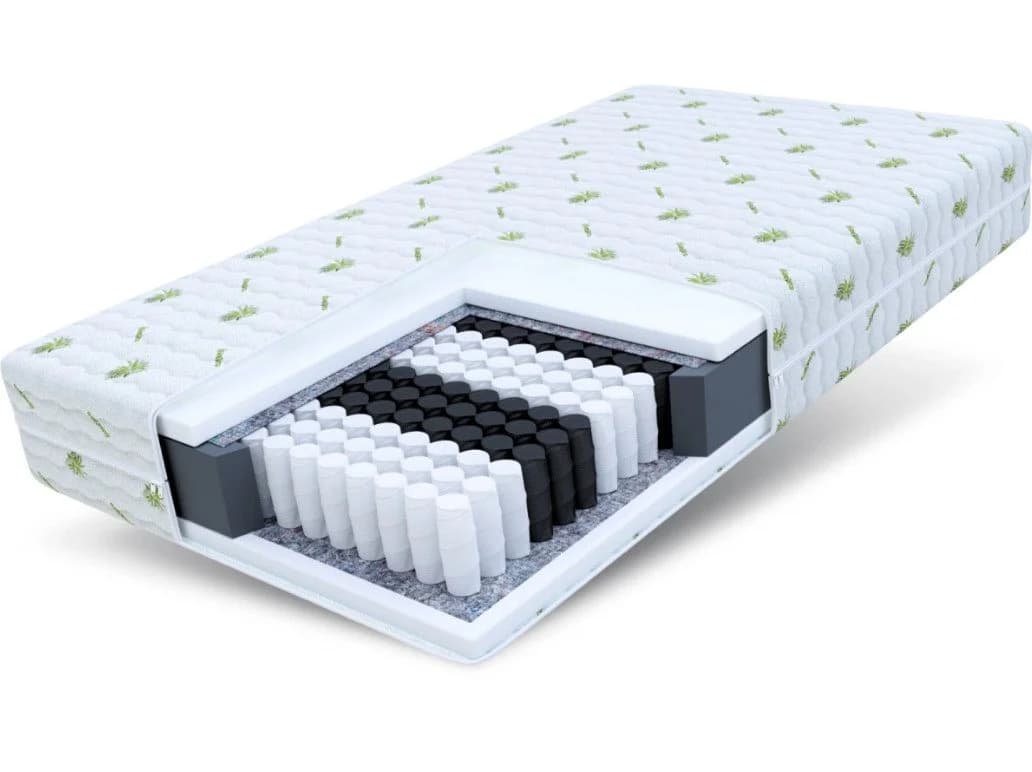 FDM ARIA Taschenfederkernmatratze Aloe Vera Bezug Wendematratze H3 - Bild 2