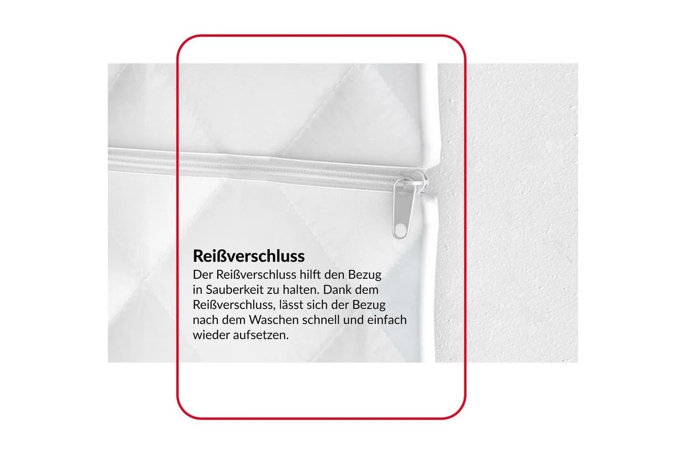 FDM ARIA Taschenfederkernmatratze Aloe Vera Bezug Wendematratze H3 - Bild 5