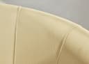 Creme Beige Cocktailsessel Design Sessel aus Kunstleder Bild 1