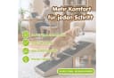 Outentin Haustiertreppe klappbar mit Polster Beige Bild 3