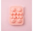 H-basics Eiswürfelform 4 Eisbären 3D Silikon BPA-frei rosa Bild 5