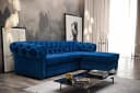 MOEBLO Ecksofa Avia Rosa mit Schlaffunktion und Bettkasten Bild 1