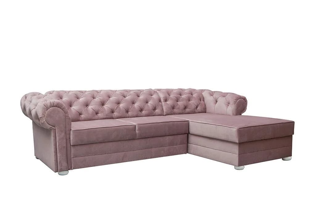 MOEBLO Ecksofa Avia Rosa mit Schlaffunktion und Bettkasten - Bild 2