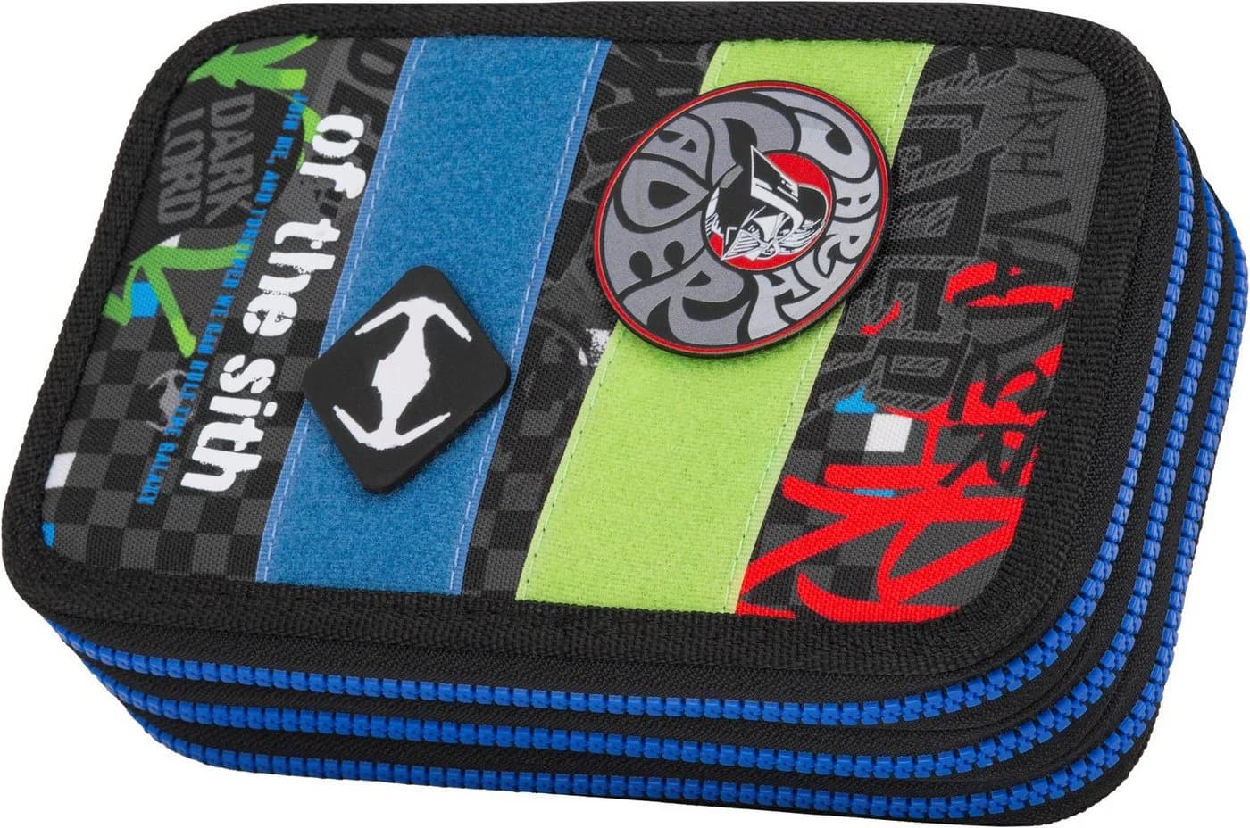 Federmäppchen COOLPACK Star Wars Darth Vader grau befüllt - Bild 2