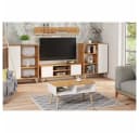 KOBI S.C. Couchtisch Skandinavisch Weiß Eiche Craft Bild 1