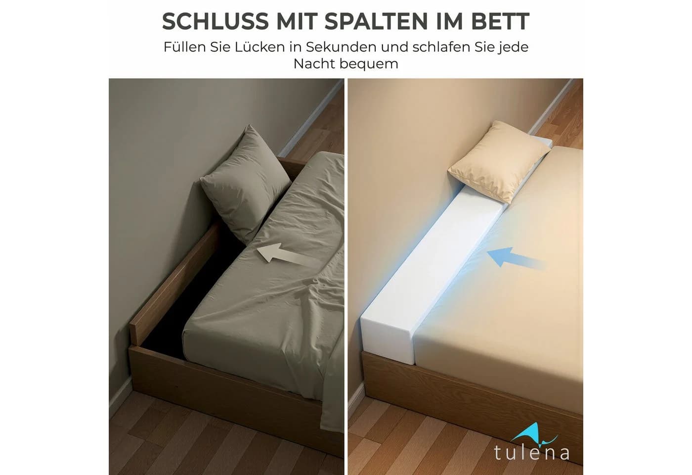 TULENA Schaumstoffeinlage Matratzenverlängerung