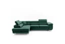Muffo Ecksofa Wild Grün mit Schlaffunktion und Bettkasten Bild 4