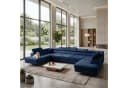 Muffo Ecksofa WILD Maxi U2 Dunkelblau mit Schlaffunktion und Bettkasten Bild 2