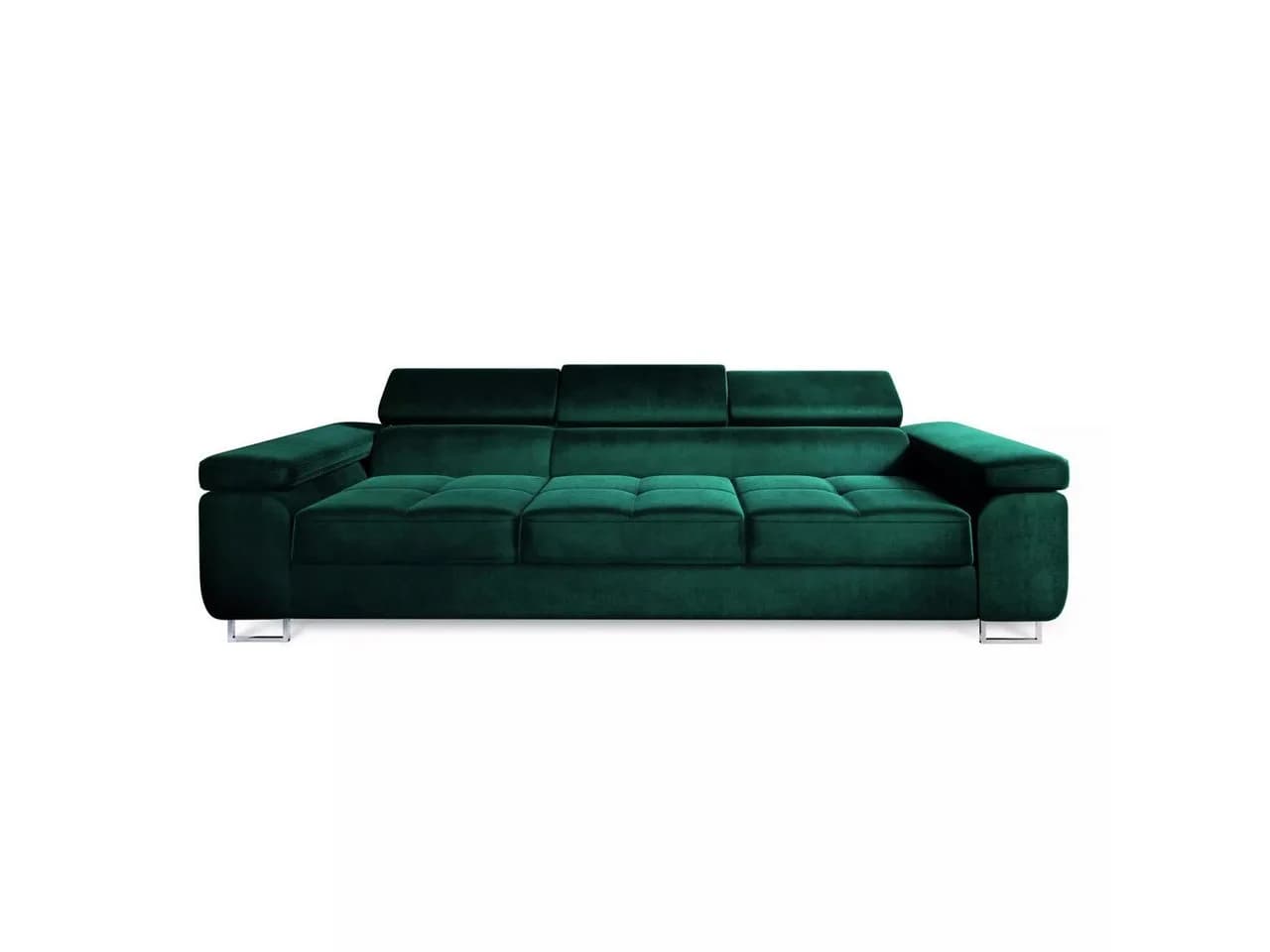 Muffo Sofa WILD 3 Grün mit verstellbaren Kopfstützen und Schlaffunktion - Bild 2