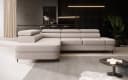 Muffo Ecksofa Priam L Beige mit Schlaffunktion und Bettkasten Bild 4
