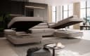 Muffo Ecksofa Priam U Beige mit Schlaffunktion und Bettkasten Bild 3