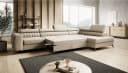 Muffo Ecksofa Piero maxi Beige Schlaffunktion Bettkasten Bild 1