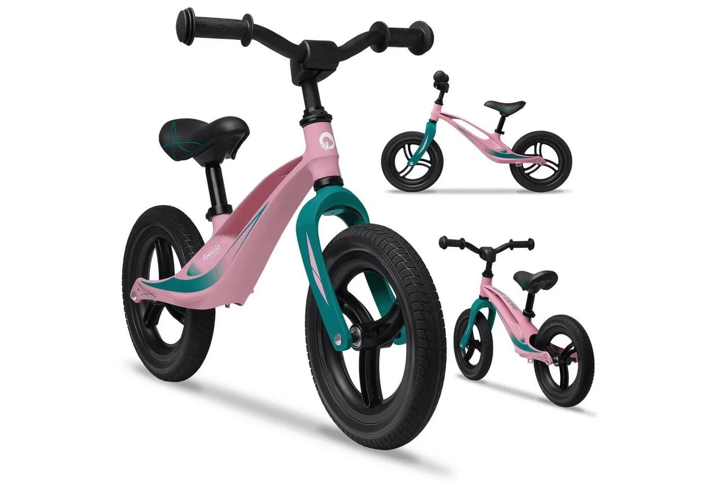 Lionelo Bart Tour Laufrad 12 Zoll Magnesiumrahmen Rosa - Bild 2